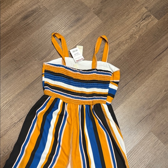NWT Japna orange and Blue Striped Jumpsuit - Picture 9 of 9